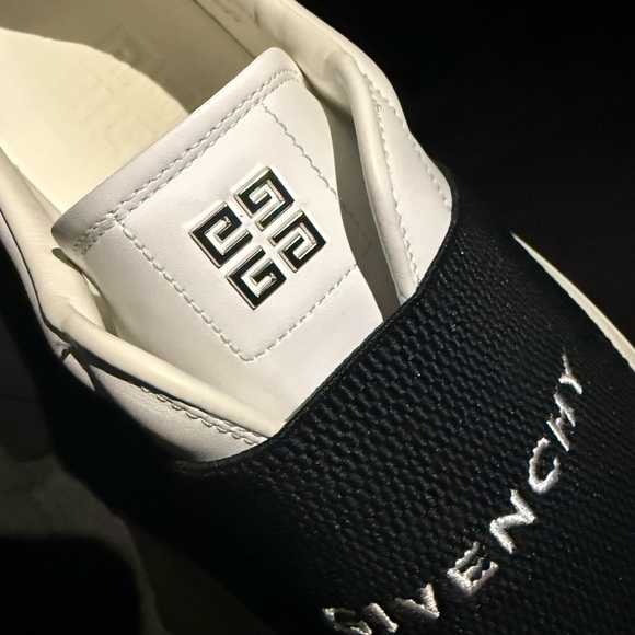 Givenchy City Sport Leather White Sneakers Sz 46 - Picture 9 of 10
